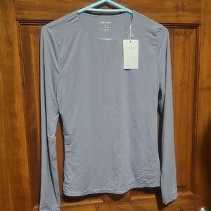 ReoRia Long Sleeve Men's Tee in Light Gray
